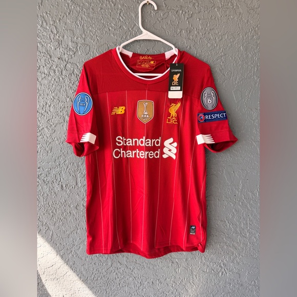 Liverpool Salah Jersey Red 2019 Men Size - Picture 2 of 8